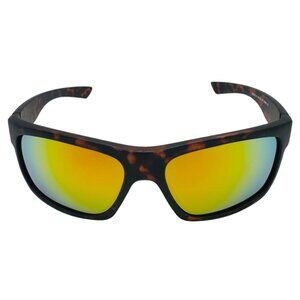 6010 | Gold Mirror Sport Wrap Sunglasses